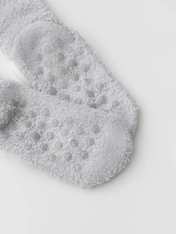 Әйелдерге арналған шұлықтар, үйге арналған, өлшемі 39-41, полиэстер, сұр, қоян, Merry, image-2