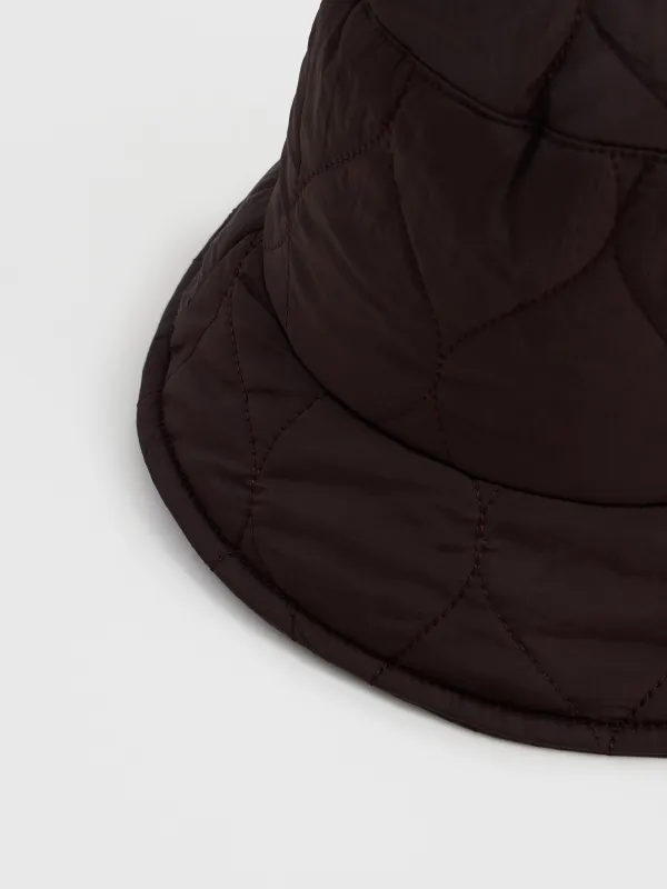 Әйелдер панамасы, бірыңғай өлшем, сырылған, полиэстер, қоңыр, Stitch warm, image-4