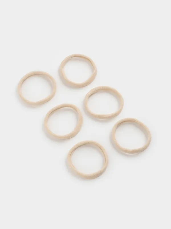 Шашқа арналған аксессуарлар жинағы, 8 дана, балаларға арналған, полиэстер/акрил, шампан/сүт, Hairstyle, image-1