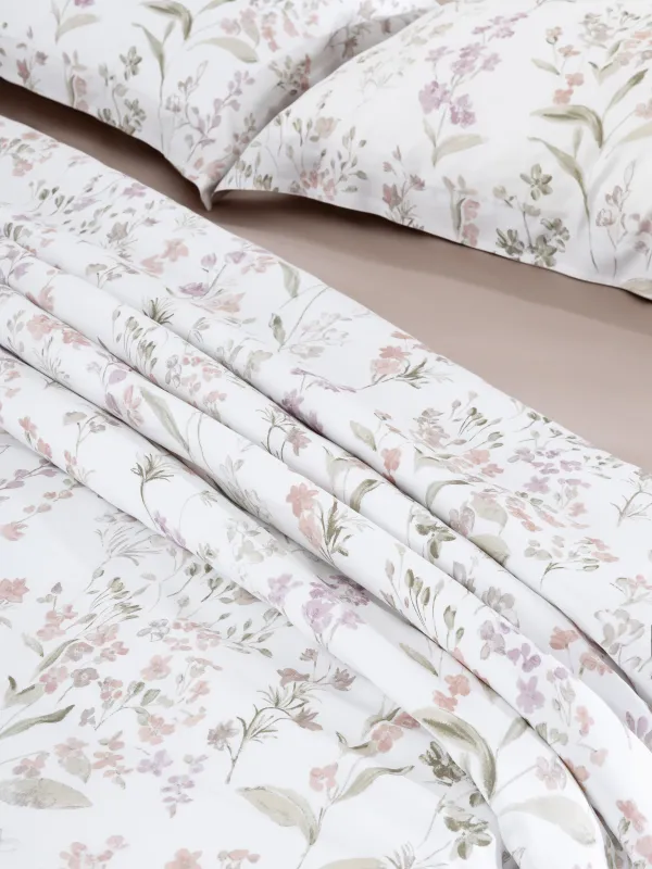 Төсек жиынтығы, Еуро, tencel 300 ТС, сүтті сарғылт-қоңыр, Бұтақтар, Tencel, image-3