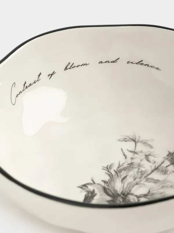 Салатник, 17х6 см, Графичные цветы, Floria graphic, image-3