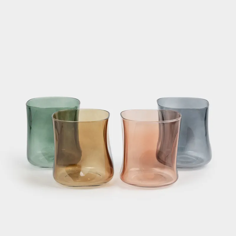 Стақан, 9 см, 300 мл, 4 дана, шыны, түсі, Rodengo