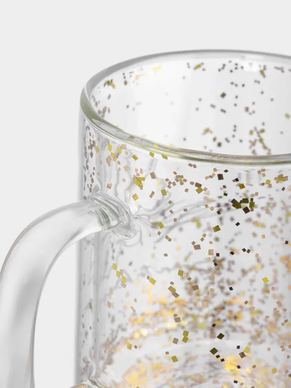 Саптыаяқ, 330 мл, шыны Б/жылтырақтар, Гүл, Air decor, image-2