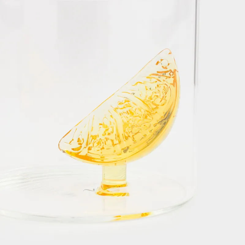 Стақан, 9 см, 400 мл, шыны Б, Апельсин тілімі, Shape, image-3