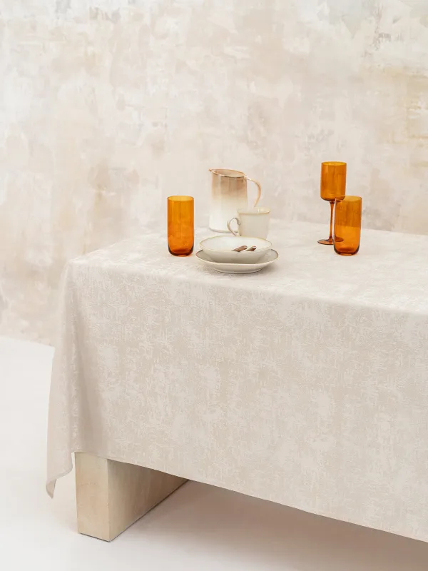 Дастархан, 170х250 см, полиэстер, сарғылт, Jacquard, image-2