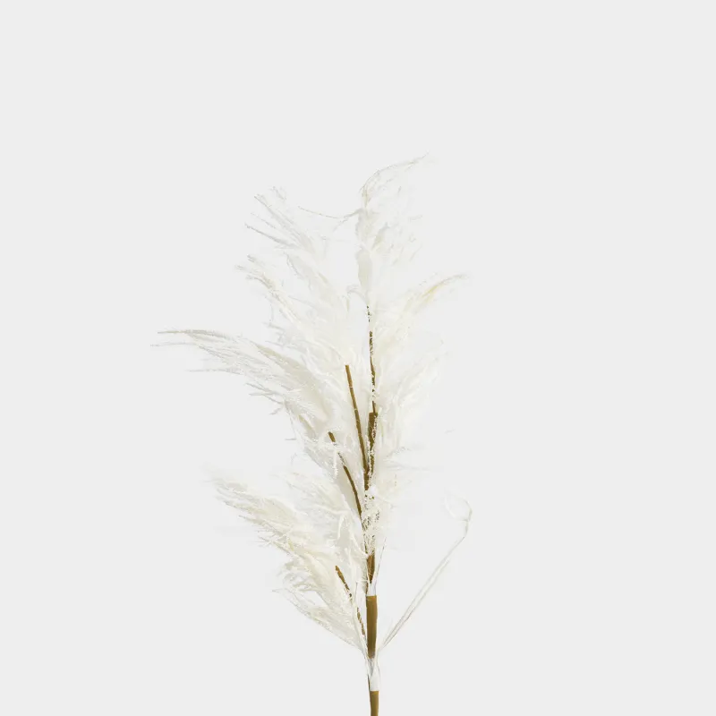 Ветка декоративная, 1 м, Белая пампасная трава, Meadow decor, image-2