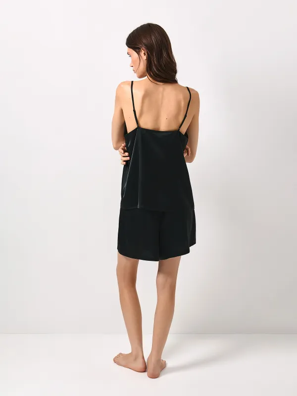 Әйелдерге арналған топ, үйге арналған, өлшемі S, белдіктері бар, полиэстер/эластан, жасыл, Жұлдыздар, Chloe, image-5