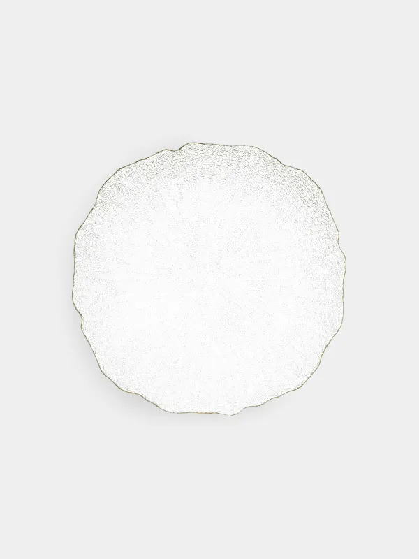 Тарелка подстановочная, 33 см, с золотистым кантом, Berg