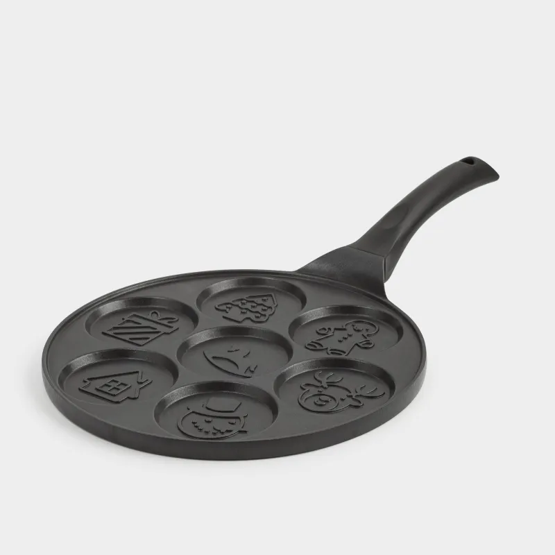 Таба, жұмыртқа пен құймақтарға арналған, 26 см, 7 бөлім, жабыны бар, алюминий, Жаңа жылдық атрибуттар, Action, image-0