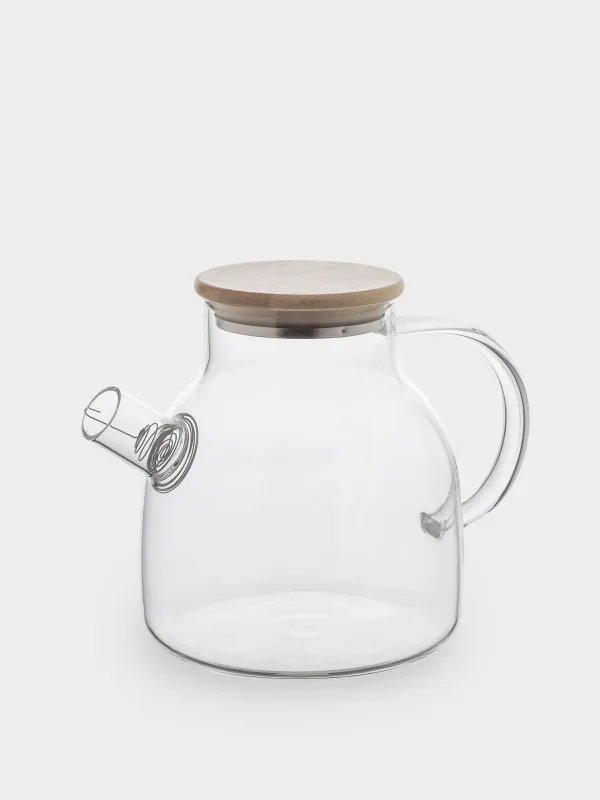 Шайнек, 1,2 л, сүзгісі бар, шыны Б/бамбук, Bamboo, image-2