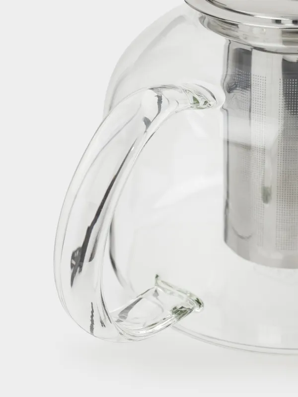 Чайник заварочный, 1,3 л, стекло Б/сталь, Macchiato, image-3