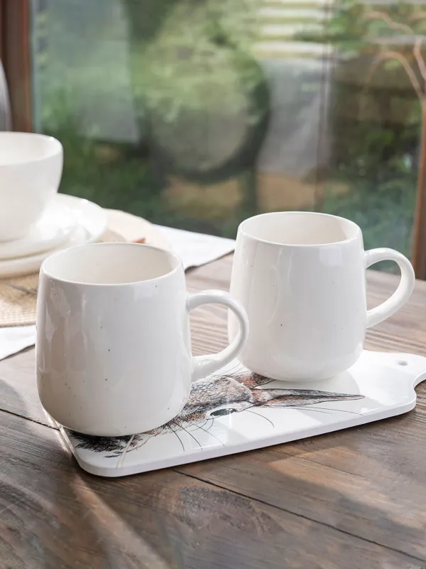 Шыныаяқ, 500 мл, фарфор N, сүт түсті, Нүктелер, Boho, image-5