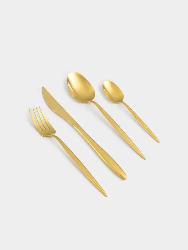 Ас құралдары, 6 тұлға, 24 зат, болат, алтын, Istanbul, image-1