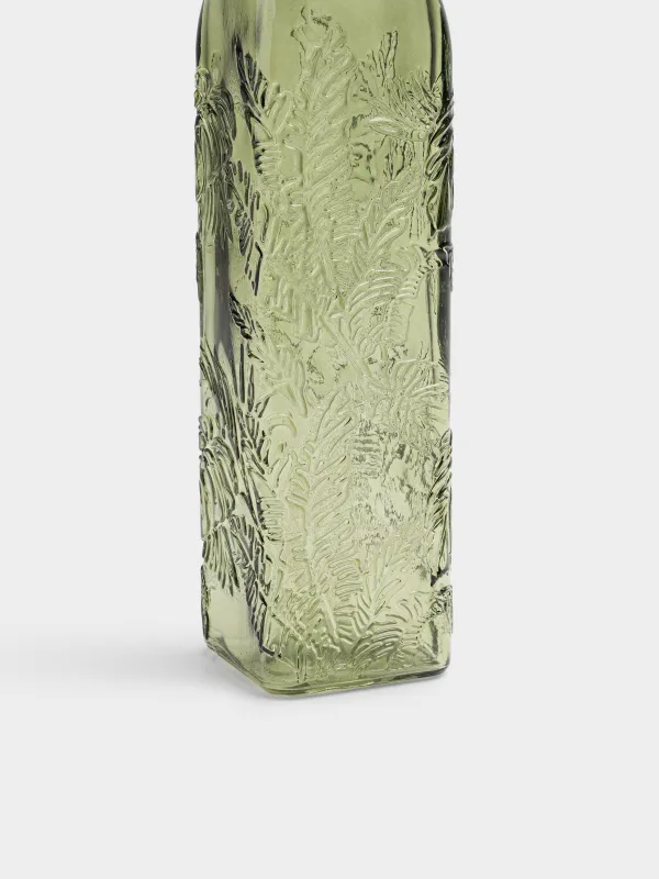 Бутылка для масла или уксуса, 500 мл, с дозатором, Tropical leaves, image-1