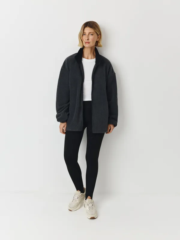 Толстовка на молнии, серая, Socorro, image-1