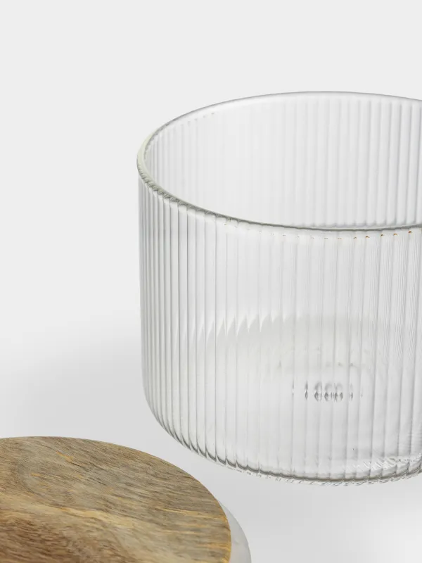 Банка для сыпучих продуктов, 500 мл, Ravi wood, image-4