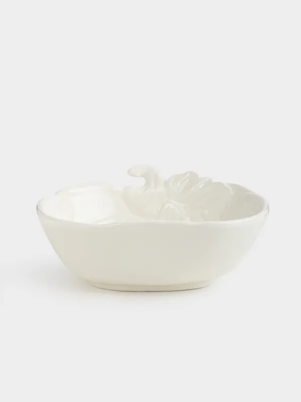 Блюдо глубокое, 18х6 см, Тыква с листом, Golden glow, image-2