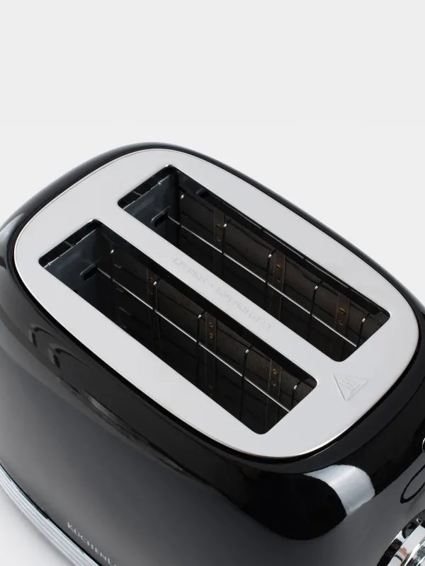 Тостер электрический, 685-815 Вт, 6 режимов, металл/пластик, черный, Vintage kitchen, image-4