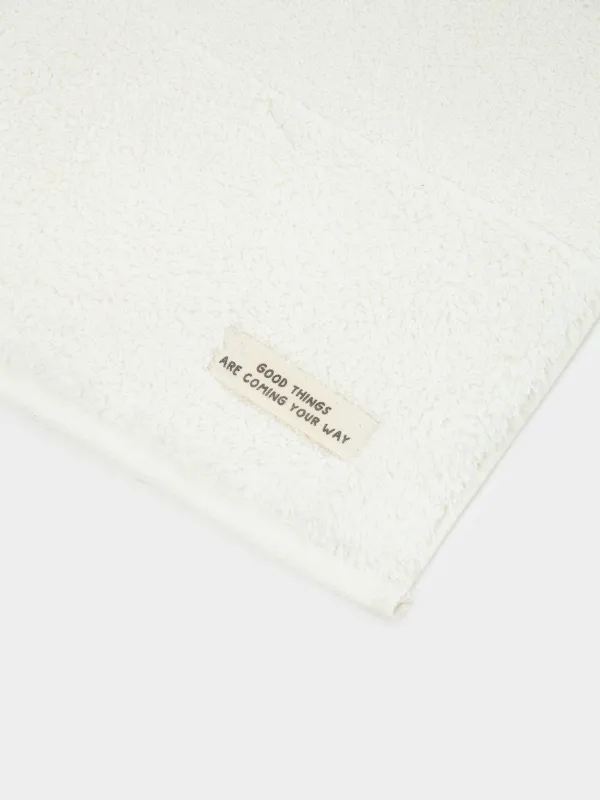 Сүлгі, 70х140 см, мақта, сүт түстес, Super soft cotton, image-4