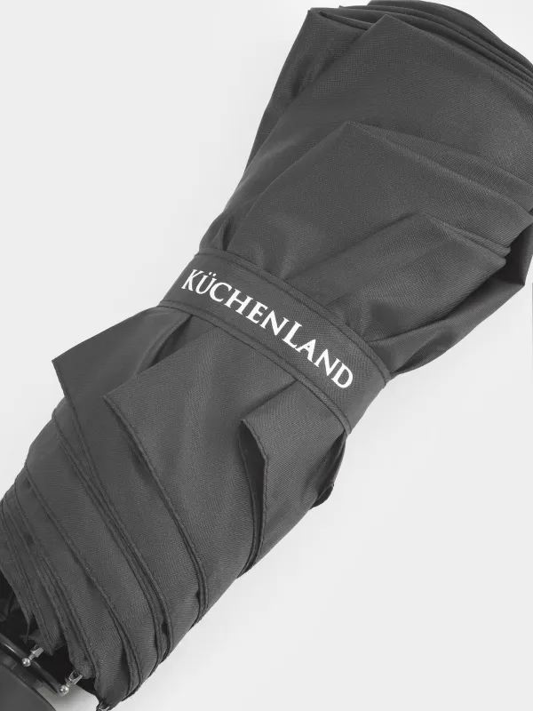 Зонт, 57/29 см, складной, автоматический, эпонж, черный, Ray light, image-4