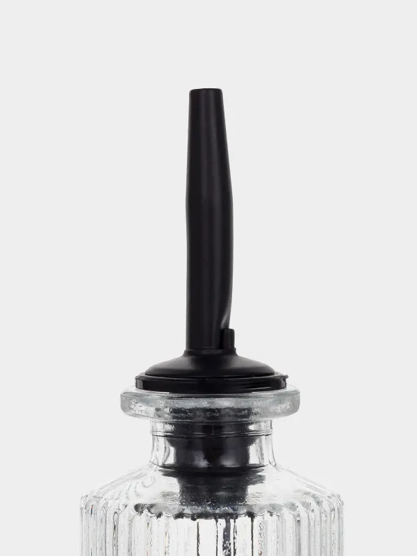 Май немесе сірке суына арналған бөтелке, 160 мл, диспенсері бар, шыны Р/металл, Ribby, image-3