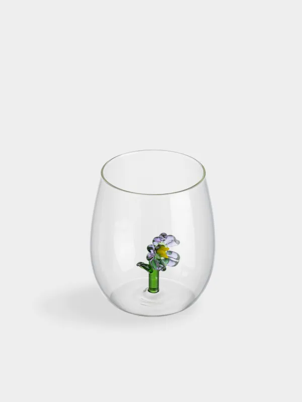 Стақан, 9 см, 500 мл, шыны Б, Гүл, Shape, image-1