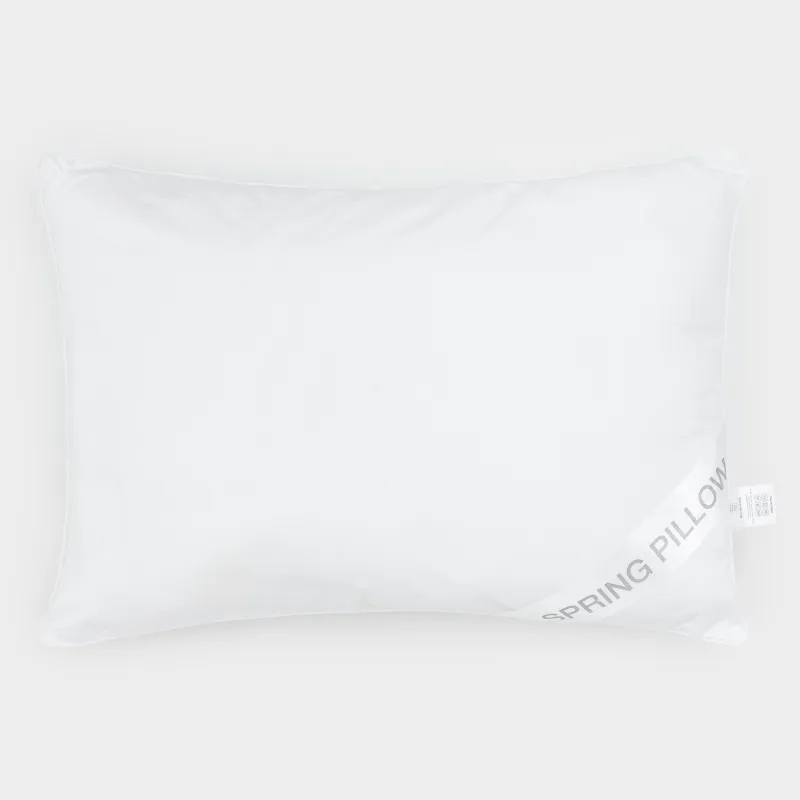 Подушка, 50х70 см, хлопок/холлофайбер/пенополиретан, Spring pillow, image-0