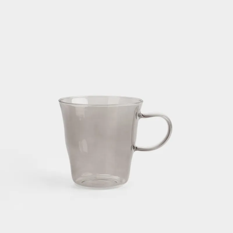 Саптыаяқ, 400 мл, шыны Б, сұр, Мыжылған әсер, Crumple color