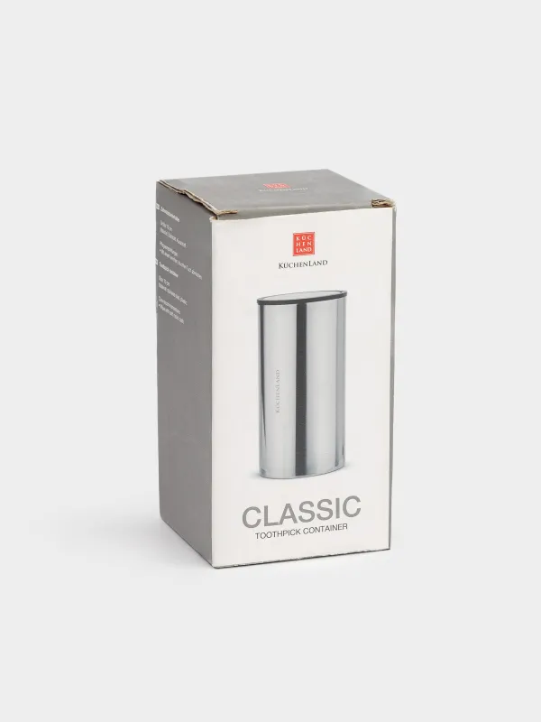 Тіс тазалағыш контейнері, 10 см, Болат, Classic, image-3