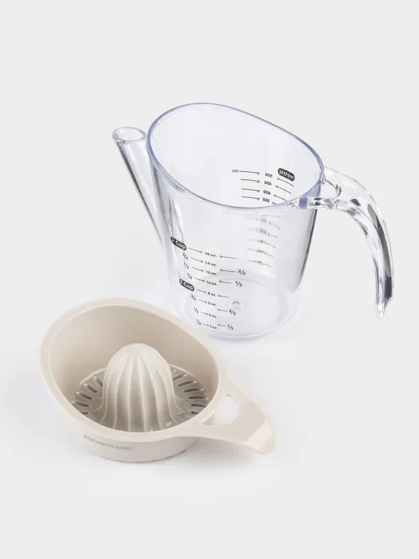 Цитрус шырын сыққыш, 500 мл, өлшеуіш шыныаяқпен, пластик, түс, Extra-light, image-7