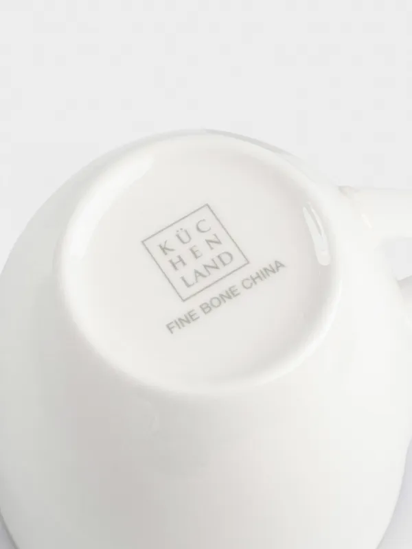Саптыаяқ, 450 мл, 6 дана, фарфор F, ақ, Ideal silver, image-5