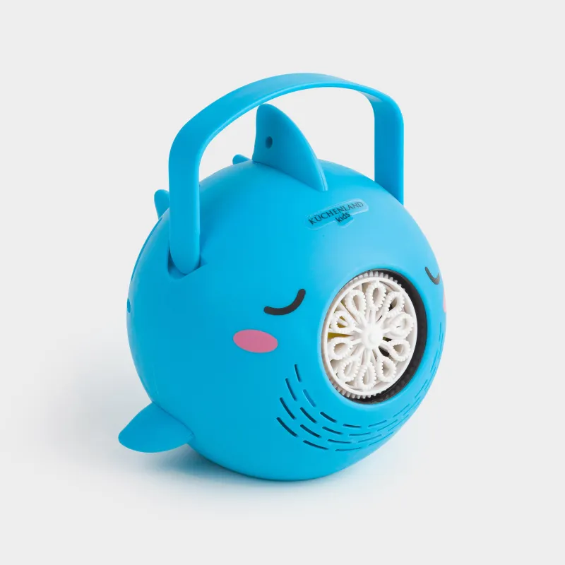 Генератор мыльных пузырей, 15 см, с ручкой, пластик, синий, Кит, Aquatic animals
