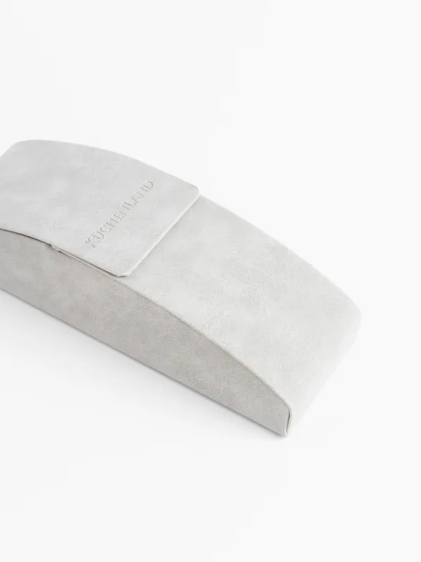 Көзілдірік қабы, 15x5 см, полиуретан, ашық сұр, Rock, image-1