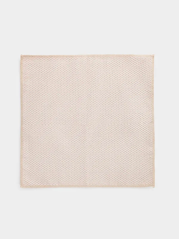 Тряпка для кухни, 30х30 см, микрофибра, бежево-розовая, Ромбы, Clean, image-1