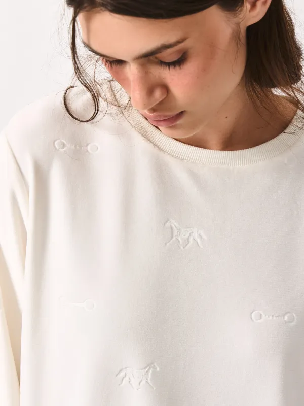 Свитшот домашний, молочный, Tamila, image-2