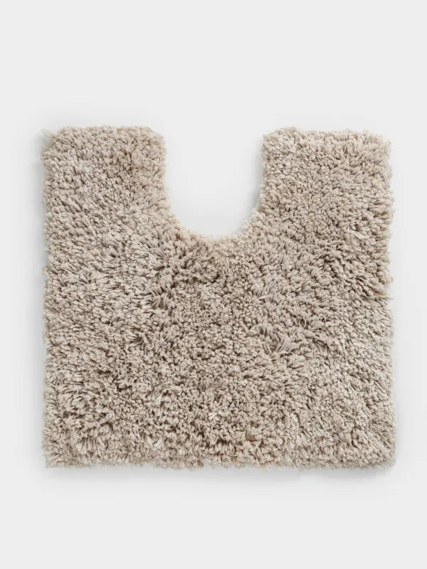 Жуынатын бөлмеге арналған кілемше, 50x80/50x50 см, 2 дана, сырғанауға қарсы, полиэстер, құмды, Spark, image-4