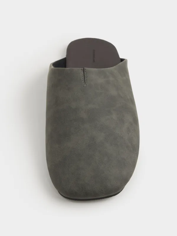 Ерлер тәпішкелері, үйге арналған, өлшемі 40-41, полиуретан/ПВХ, сұр, Viderlen, image-3