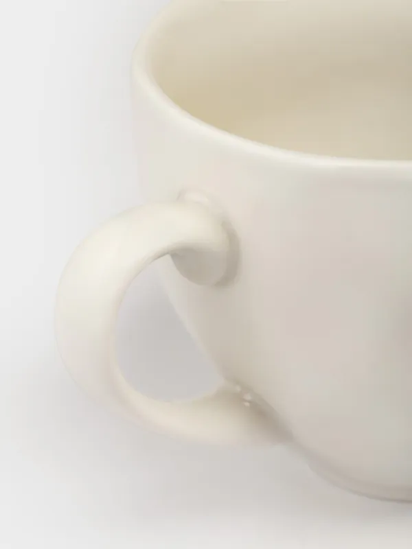 Саптыаяқ, 430 мл, фарфор N, сүт түстес, Мәңгі сенімен, Crumple amour, image-2