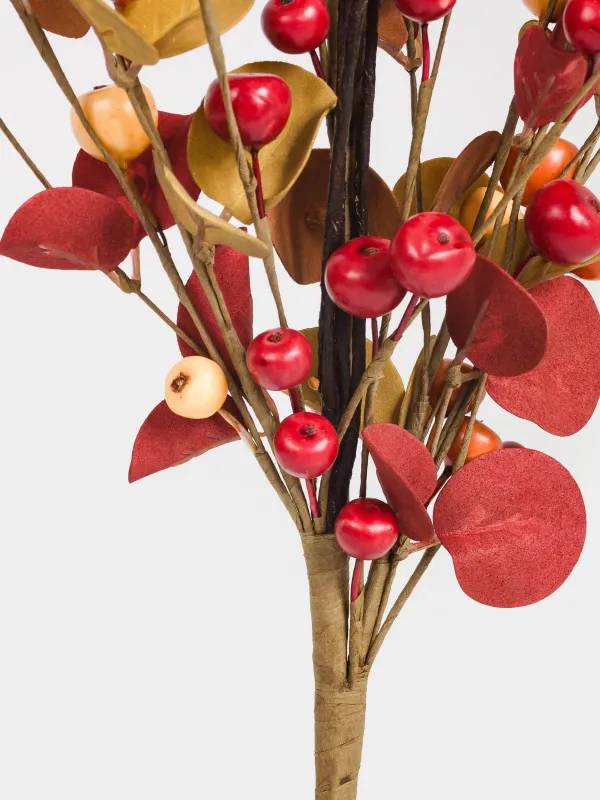 Ветка декоративная, 84 см, пластик/бумага, Осенние ягоды, Forest symphony decor, image-2