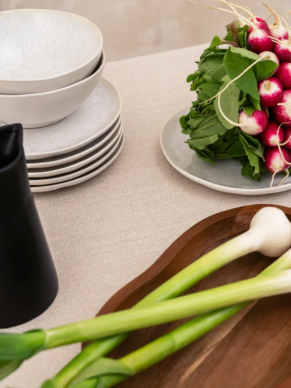 Дастархан, 170х250 см, полиэстер, күміс Крем, Hemstitch, image-2