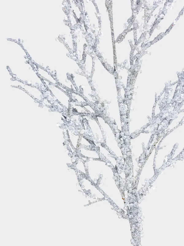 Ветка декоративная, 55 см, акрил/пластик, Морозная ветка, Crystal decor, image-3