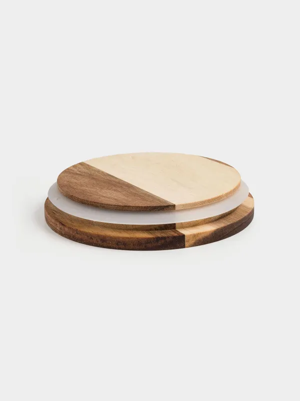 Сусымалы өнімдерге арналған құты, 1,7 л, Б шыны/ағаш, Ravi wood, image-3