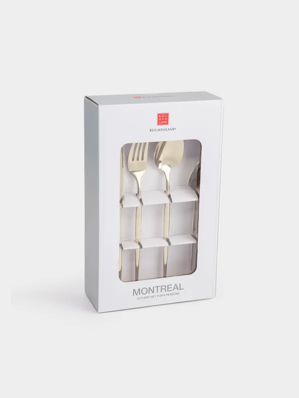 Ас құралдары, 6 адам, 24 зат, болат, Montreal, image-4