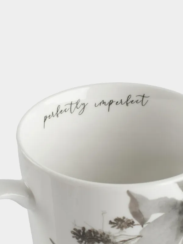 Саптыаяқ, 420 мл, 4 дана, фарфор N, Сұр гүлдер, Watercolor, image-5