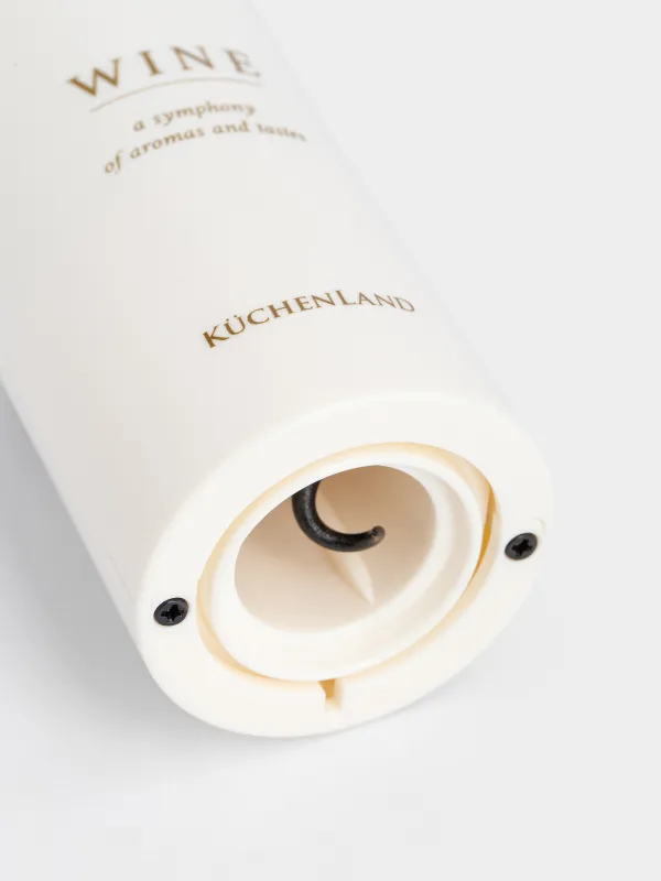 Электрлік штопор, 20 см, пластик, LED B, сүт түстес, Дизайн, Course, image-3