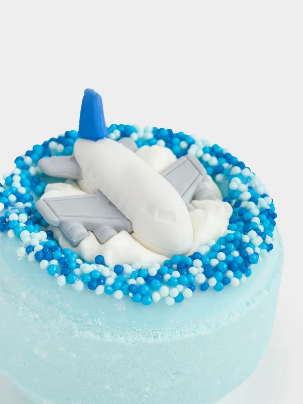 Ваннаға арналған бомба, 130 гр, ойыншықпен, көк, Ваниль, Ұшақ, Traffic, image-4