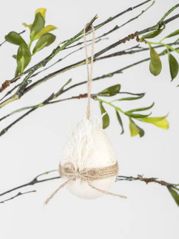 Подвеска декоративная, 8 см, с сухоцветами, Natural Easter, image-3