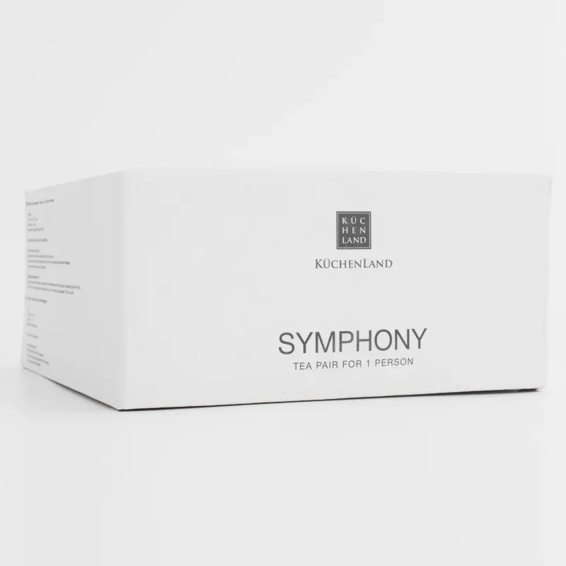 Пара чайная, 220 мл, Стрекоза цветная, Symphony, image-5