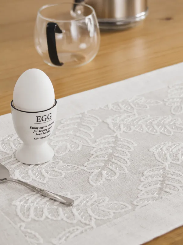 Салфетка под приборы, 30х45 см, полиэстер, прямоугольная, молочная, Листья, Fall foliage, image-3