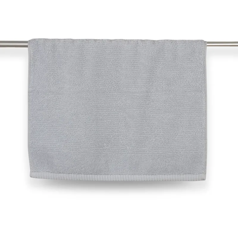 Полотенце, 40х60 см, хлопок, голубое, Terry cotton, image-1